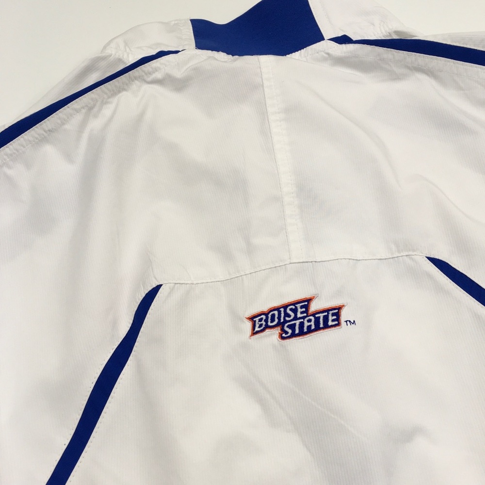 Nike Team | Boise State White Wind Break Pull Over - Picture 5 of 6